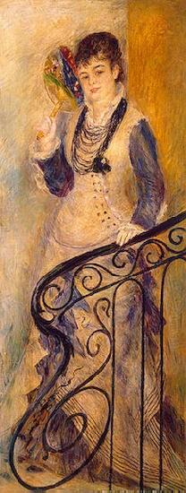 Pierre-Auguste Renoir Femme sur un escalier oil painting picture